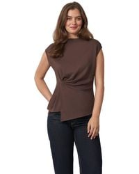 Cable & Gauge - Funnel Neck Asymmetric Top - Lyst