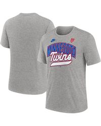 Nike - Minnesota Twins Cooperstown Collection Retro Tri-blend T-shirt - Lyst