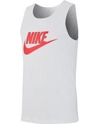 Nike - Futura Icon Logo Vest T Shirt - Lyst