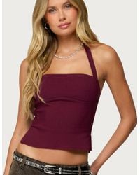 Edikted - Dara Halter Top - Lyst