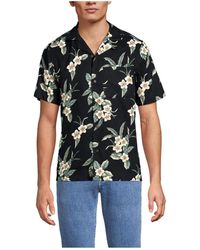 Lands' End - Short Sleeve Hawaiian Camp Collar Shirt - Lyst