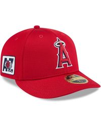 KTZ - Los Angeles Angels 2025 Spring Training Low Profile 59fifty Fitted Hat - Lyst