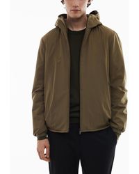 Mango - Water-repellent Hooded Quilted Jacket - Lyst