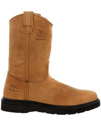 Georgia Boot - Farm And Ranch Pull On Work Boot - Lyst