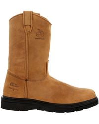 Georgia Boot - Farm And Ranch Pull On Work Boot - Lyst