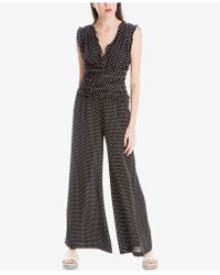 max studio polka dot jumpsuit