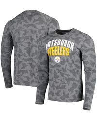 MSX by Michael Strahan - Pittsburgh Steelers Performance Camo Long Sleeve T-shirt - Lyst