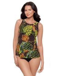 Miraclesuit - Ursula Tummy Control Underwired Tankini Top High Waist Bikini Bottoms - Lyst