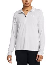 Under Armour - Twist Tech Quarter-zip Logo Top - Lyst