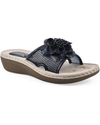 White Mountain - Chill Wedge Slip-on Sandals - Lyst