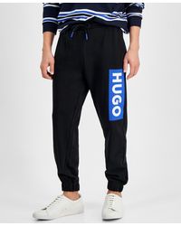 BOSS - Hugo By Relaxed-fit Logo-print jogger Pants - Lyst