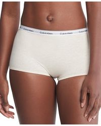 Calvin Klein - Modern Logo Mid-rise Boyshort Underwear Qd5195 - Lyst