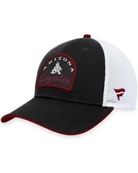 Fanatics - Black/white Arizona Coyotes Fundamental Adjustable Hat - Lyst