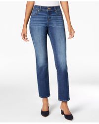 inc curvy fit straight leg jeans
