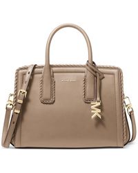 Michael Kors - Michael Laila Small Leather Satchel - Lyst