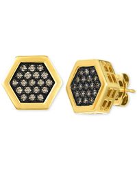 Le Vian - Chocolatier Chocolate Diamond Hexagon Cluster Stud Earrings (1/3 Ct. T.w. - Lyst