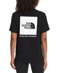 The North Face - Nse Box Logo T-shirt - Lyst