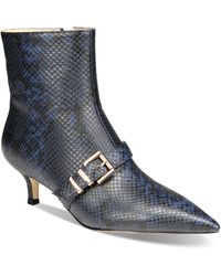 THINGS II COME - Jazzy Luxurious Pointed-toe Kitten Heel Buckled Shooties - Lyst