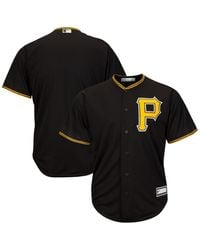 Roberto Clemente Pittsburgh Pirates Cooperstown Collection Replica Player  Jersey - Black/Gold