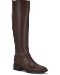 Nine West - Barile Wide Calf Tall Block Heel Boots - Lyst