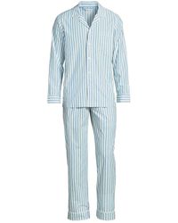 Lands' End - Long Sleeve Essential Pajama Set - Lyst