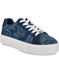 Nine West - Gatspy Round Toe Lace-up Casual Sneakers - Lyst