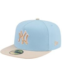 KTZ - /cream New York Yankees Two-tone Color Pack A-frame 59fifty Fitted Hat - Lyst