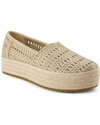 TOMS - Valencia Platform Espadrille Slip-on Shoes - Lyst