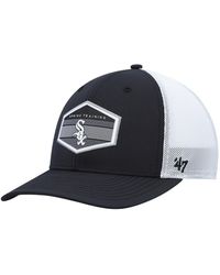 47 ' Black/white Chicago White Sox Spring Training Burgess Trucker  Adjustable Hat