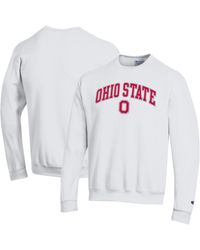 Champion - Ohio State Buckeyes Basic Arch Fleece Pullover Sweatshirt - Lyst