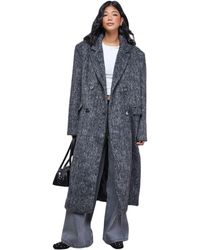 Warehouse - Structured Shoulder Coat - Lyst