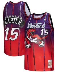 Mitchell & Ness Vince Carter Purple Toronto Raptors 1999/2000 Hardwood Classics Authentic Jersey