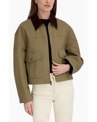 Tahari - Cotton Barn Jacket - Lyst