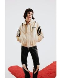 Pcfg - Boomerang Biker Leather Jacket - Lyst