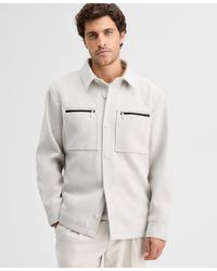 Alfani - Wool Padded Shirt Jacket - Lyst