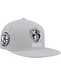 Mitchell & Ness - Brooklyn Nets Side Core 2.0 Snapback Hat - Lyst
