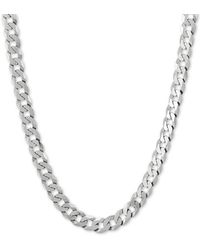 Macy's - Curb Link 22" Chain Necklace (7mm - Lyst