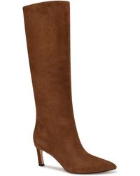 Nine West - Lorthey Wide Calf Tall Stiletto Dress Boots - Lyst
