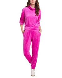 1.STATE - Velour Turtleneck Top Pull On Pants - Lyst