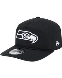 KTZ - Â Black/white Seattle Seahawks 19twenty Adjustable Hat - Lyst
