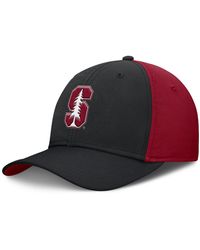 Nike - Black/cardinal Stanford Cardinal 2025 Sideline Rise Local Performance Flex Hat - Lyst