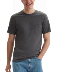 Hanes - Beefy-t Pocket T-shirt - Lyst