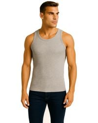 Galaxy By Harvic - Heavyweight Ribbed Tank Top - Lyst