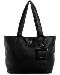 Guess - Sunetra Tech Tote Handbag - Lyst
