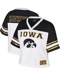 Colosseum Athletics - Iowa Hawkeyes Treasure Cropped Football Jersey - Lyst