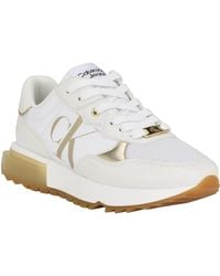 Calvin Klein - Calvin Klein Magalee Casual Logo Lace-up Sneakers - Lyst