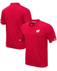 Colosseum Athletics - Wisconsin Badgers Big And Tall Santry Polo Shirt - Lyst