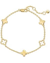 DEVATA - Clover Chain Bracelet - Lyst
