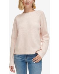 Calvin Klein - Ribbed Raglan-sleeve Sweater - Lyst