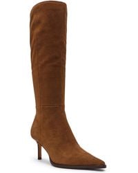 Steve Madden - Lingo Pointed Toe Knee High Boot - Lyst